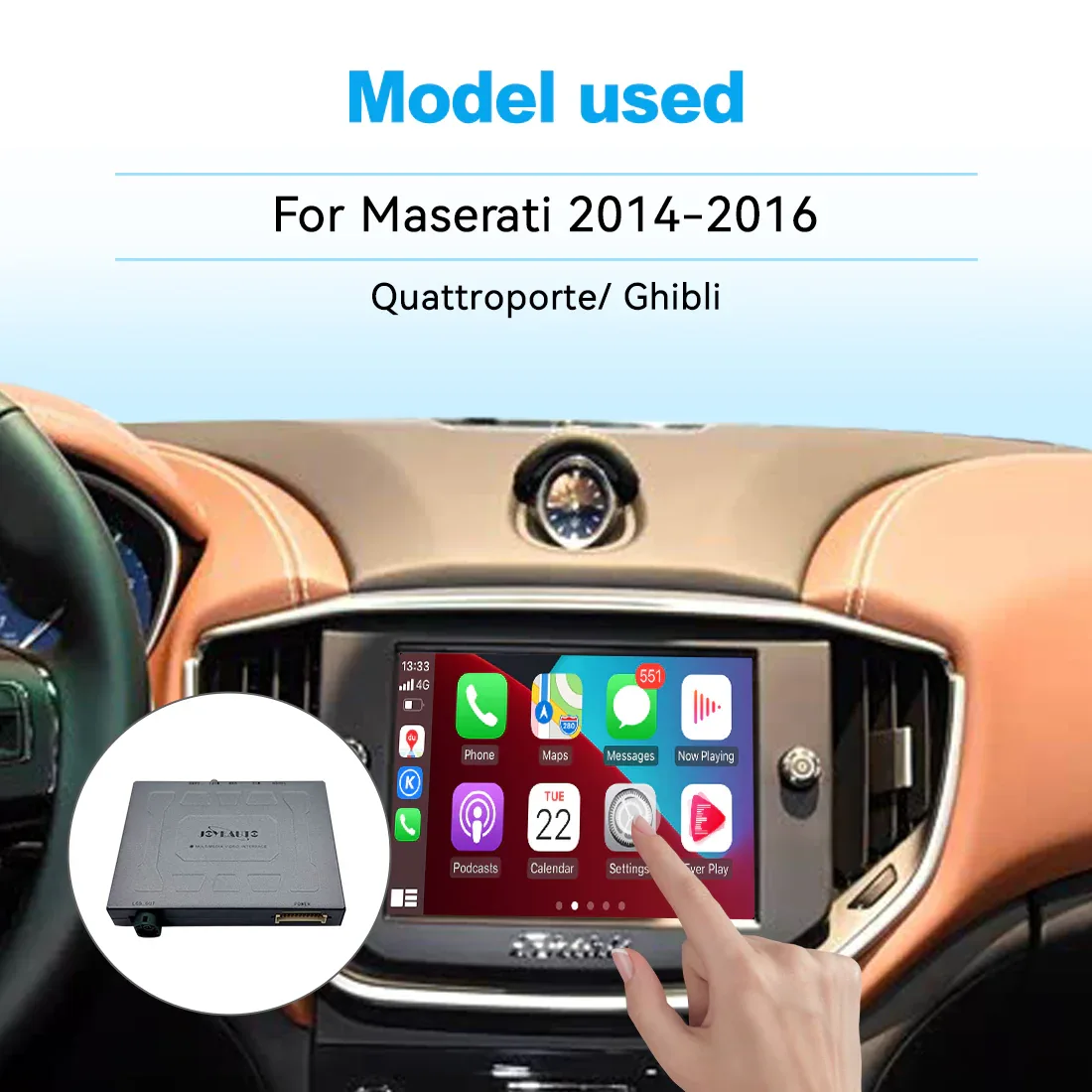 Maserati Wireless CarPlay & Android Auto Retrofit Solutions